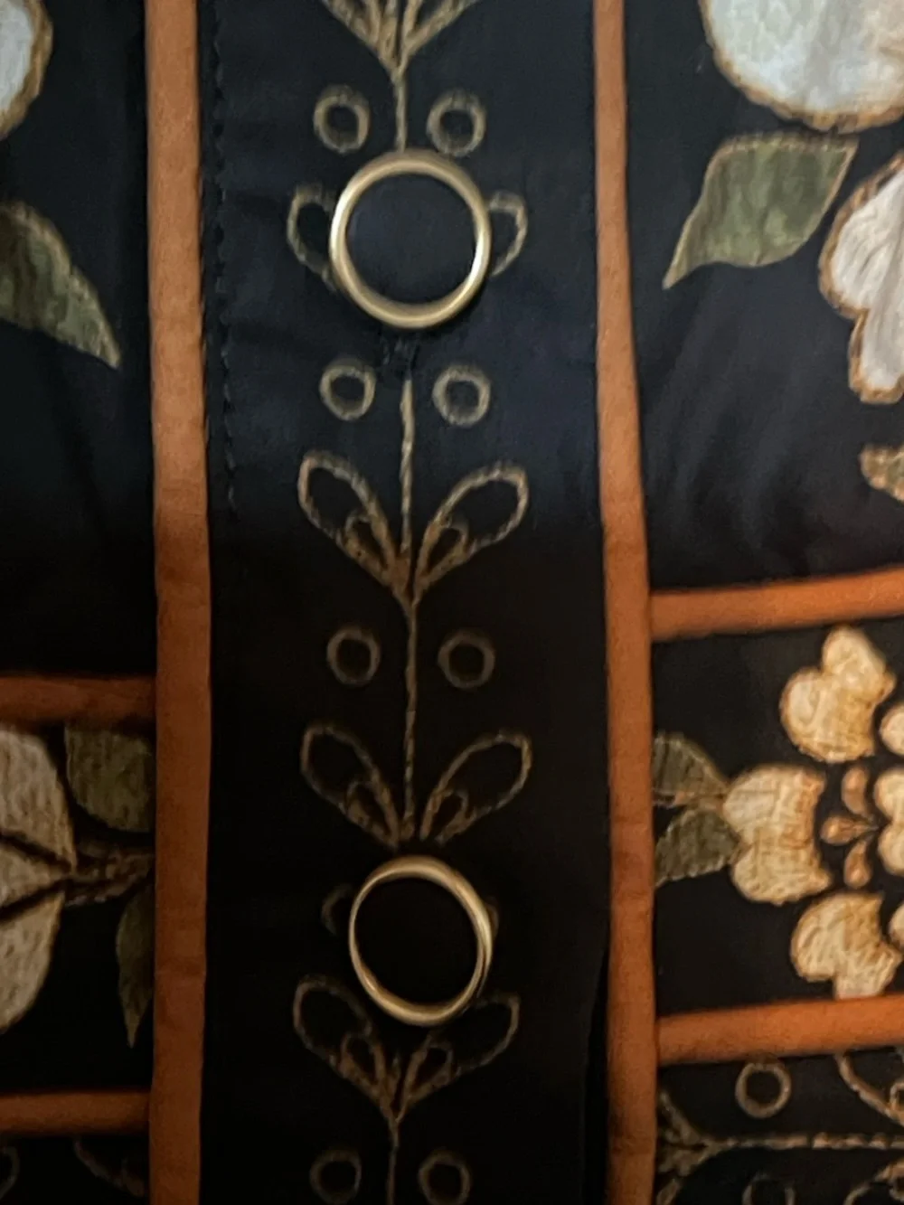 NWT Farm Rio Embroidered Black Floral Dress Size S - Picture 6 of 7